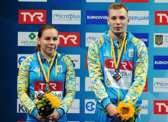 Вікторія Кесар і Станіслав Оліферчик / sportonline.ua Вікторія Кесар і Станіслав Оліферчик / sportonline.ua