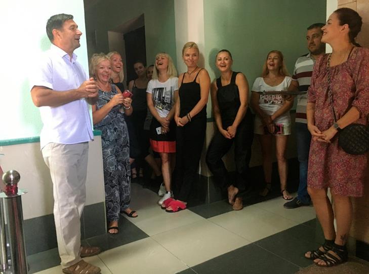 На подію прийшли співробітники театру / "Жити в Херсоні" в Facebook На подію прийшли співробітники театру / "Жити в Херсоні" в Facebook