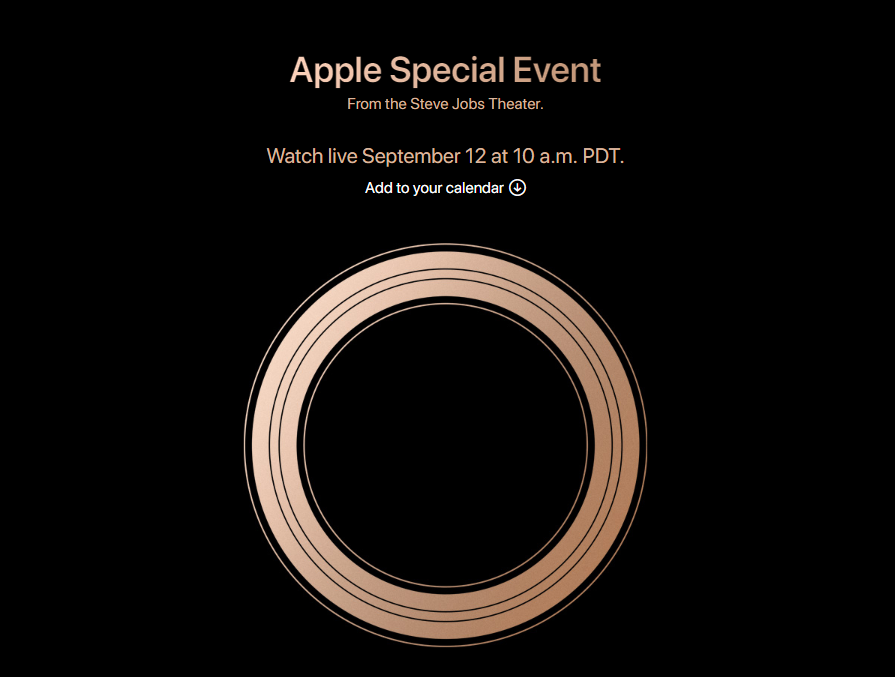 Apple назвала дату презентации новых iPhone / скриншот