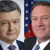 Crimea, Sentsov, peacekeepers: Poroshenko holds phone talks with Pompeo