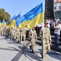 Kyiv hosts first rehearsal of march for Independence Day (Video)