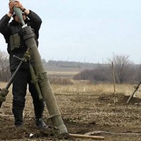 Russian-led forces fire mortars at village in Donbas, residential house damaged