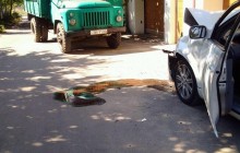 Наехали грузовиком: одесские активисты заявили о покушении на их жизнь (фото, видео)