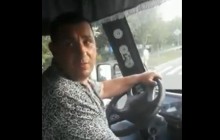 "Как хочешь, так и езжай": водитель маршрутки под Киевом разозлил сеть своим поступком - набросился на АТОшника (видео)