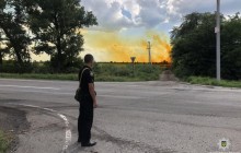 Утечка азотной кислоты на Днепропетровщине: полиция назвала причину (фото, видео)