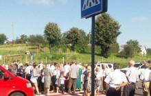 На Львовщине селяне перекрыли трассу из-за того, что у них нет света (фото)