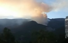 В оккупированном Крыму горит заповедное урочище "Уч-Кош" (видео)