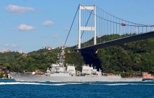 Ракетный эсминец США вошел в Черное море