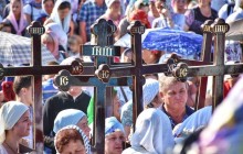 На Вінниччині 15 тисяч вірян УПЦ звершили Хресний хід на Іосафатову долину (фото)