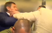 "Ти тварина!": нардепи Мосійчук і Шахов влаштували ще одне побоїще у ліфті (відео)