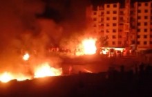 Розігнали "тітушок" і засипали котлован: у Вишневому зупинили забудову парку (відео)