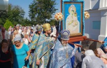 На Житомирщині православні молились перед Тригірським образом Богородиці