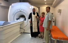 В Киевском городском консультативно-диагностическом центре освятили оборудование МРТ