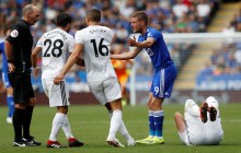 У чемпіонаті Англії жорстко покарали Варді за вбивчий підкат (відео)