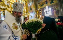 В День своего рождения управляющий делами УПЦ возглавил богослужение в Свято-Вознесенском женском монастыре села Чумалево