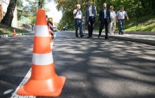 Кличко проверил качество капремонта одной из столичных улиц, которую не ремонтировали 40 лет