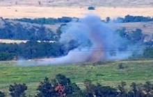 Волонтери показали відео знищення бліндажа бойовиків на Донбасі
