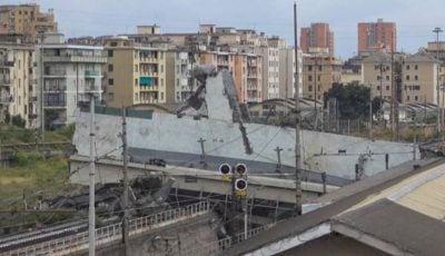 Фото Обвал моста в Италии 14 августа 2018