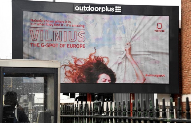 В скандальной рекламе для туристов Вильнюс представили как "европейскую точку G" (фото, видео)