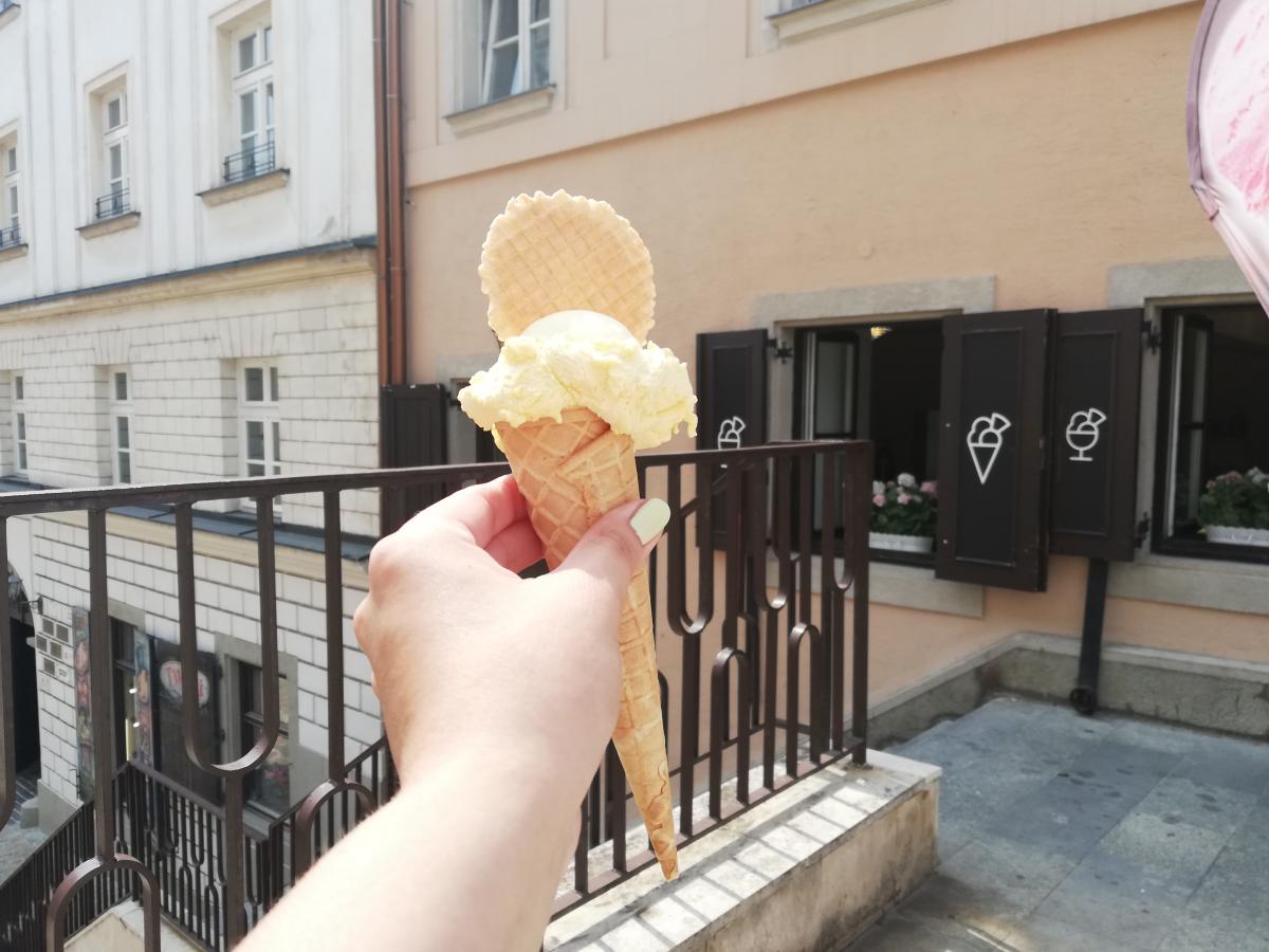 Вкусное братиславское мороженое / Фото Марина Григоренко