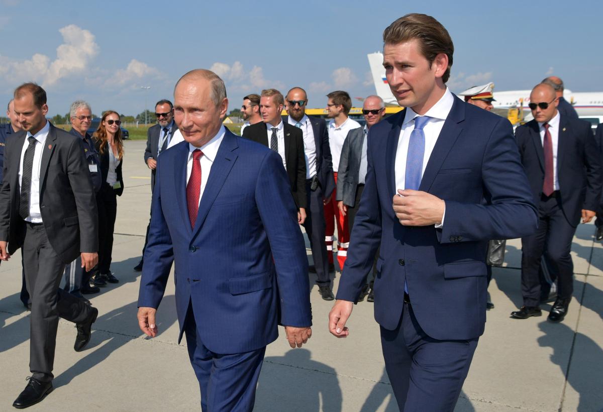 Себастиан Курц и Владимир Путин / REUTERS
