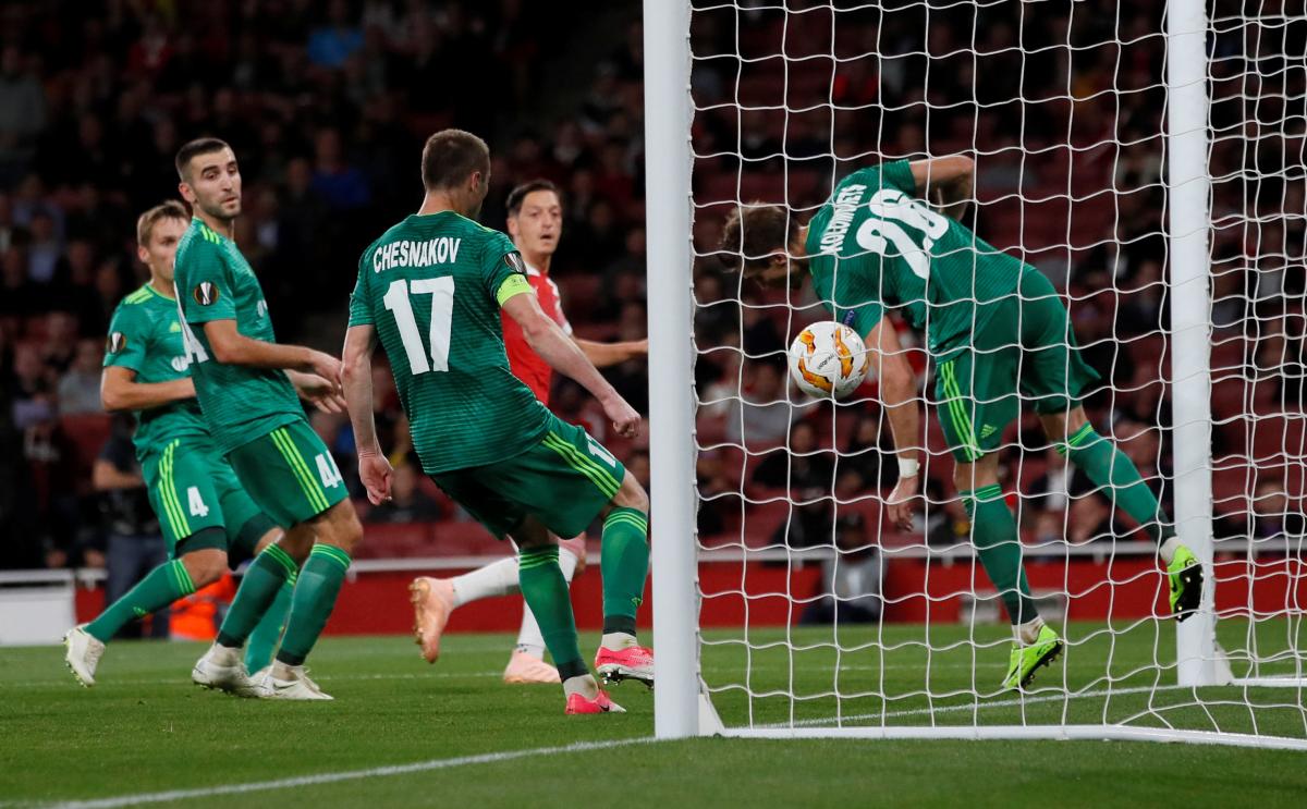 Арсенал впевнено переграв Ворсклу в домашньому матчі Ліги Європи / Reuters