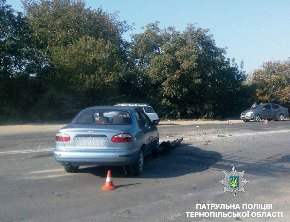 У Тернополі внаслідок ДТП пошкоджено 4 автомобілі (фото) У Тернополі внаслідок ДТП пошкоджено 4 автомобілі (фото)