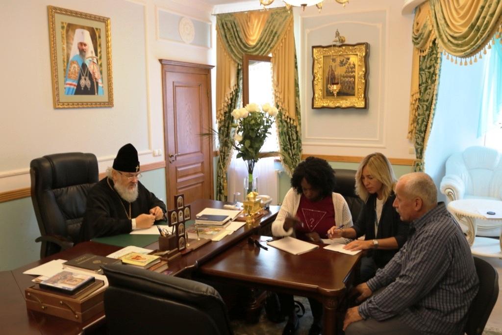 Митрополит УПЦ и представитель ОБСЕ обсудили религиозную ситуацию на Кировоградщине / orthodox-kr.org.ua