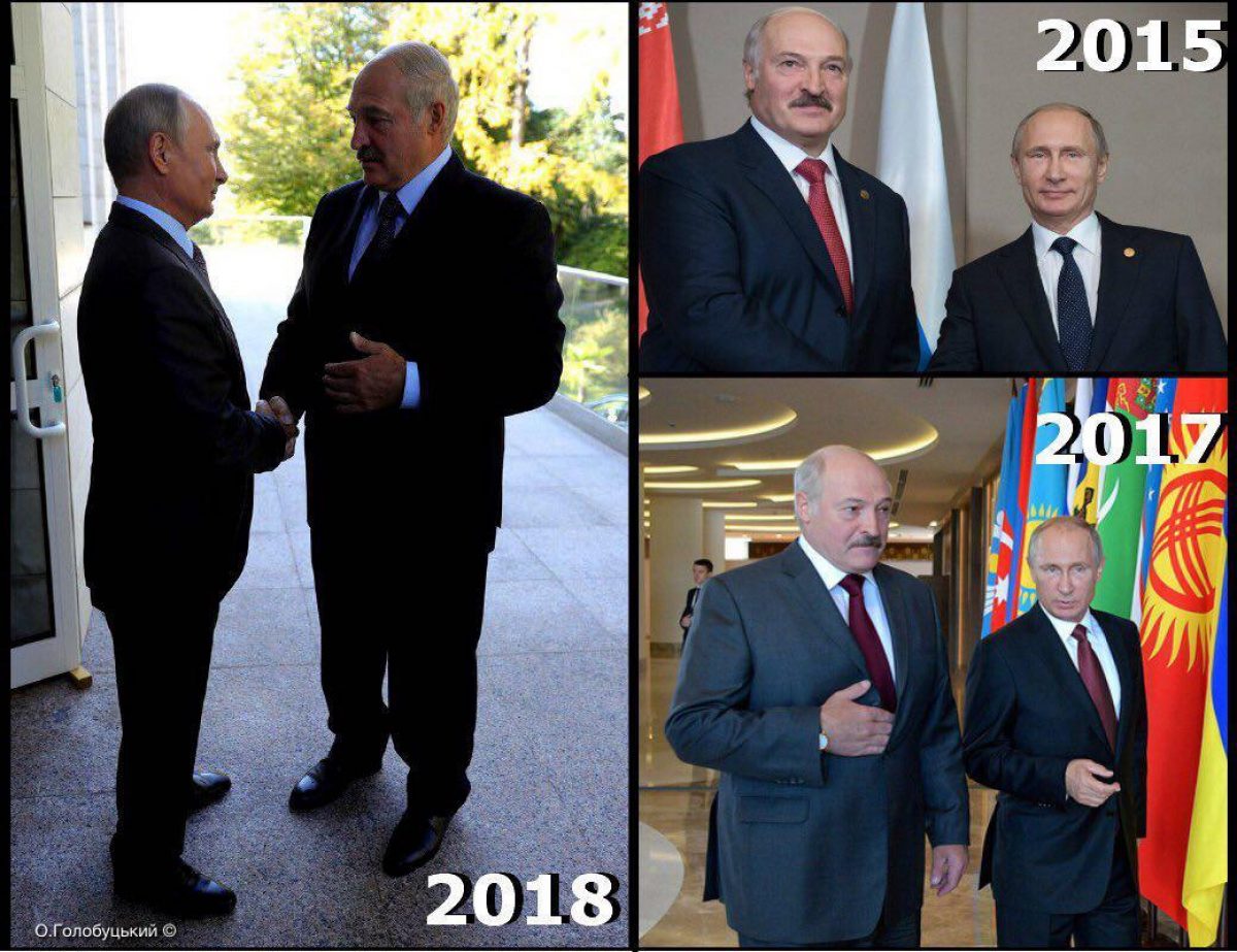 Путин знатно оконфузился с ростом - фото