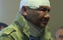 Пострадавший от взрыва в «Сепаре» террорист Тимофеев появился на похоронах Захарченко