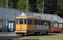 В Одесі стартувало святкування з нагоди Дня міста, на маршрут вийшов «Трамвай щастя» (фото)