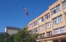 У Росії на шкільній лінійці запустили в небо "святкову п'ятірку", але вона стала двійкою (відео)