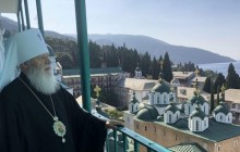 У день свого 80-річного ювілею митрополит Одеський Агафангел очолив богослужіння у монастирі на Святій Горі