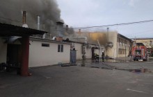 В центре Киева произошел пожар в ресторане: образовалась масштабная пробка (фото)