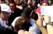 Жириновский устроил драку в центре Москвы из-за того, что его назвали "г**ном" (видео)