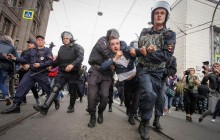 EU condemns arrests during protests across Russia