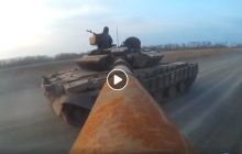 В Сети показали видео "драйвовых" стрельб украинских танкистов