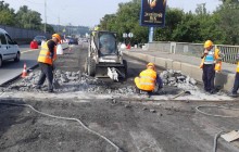 До уваги водіїв: розпочався капітальний ремонт мосту Метро через Русанівську протоку