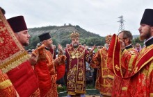 В Лядовском скальном монастыре отметили 20-летие восстановления монашества