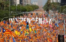 У Барселоні близько мільйона людей вийшли на підтримку незалежності Каталонії (фоторепортаж, відео)