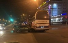 В Запорожье автобус футбольной молодежной сборной Андорры попал в ДТП