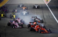 Хэмилтон победил на Гран-при Сингапура и укрепил лидерство в общем зачете в Формуле-1