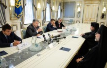 Екзархи Вселенського Патріархату розповіли Порошенку про місію, з якою прибули в Україну