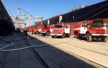 В порту "Черноморск" на Одесчине загорелось зерно в хранилище