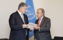 Порошенко передал Генсеку ООН ноту о прекращении Договора о дружбе с Россией