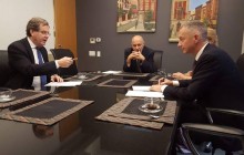 Lozhkin signed an Agreement with the American Jewish Committee