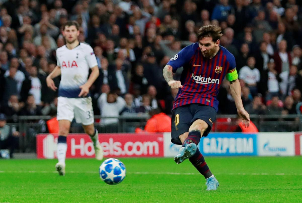 Мессі забив два голи у ворота Тоттенхема в матчі Ліги чемпіонів / Reuters