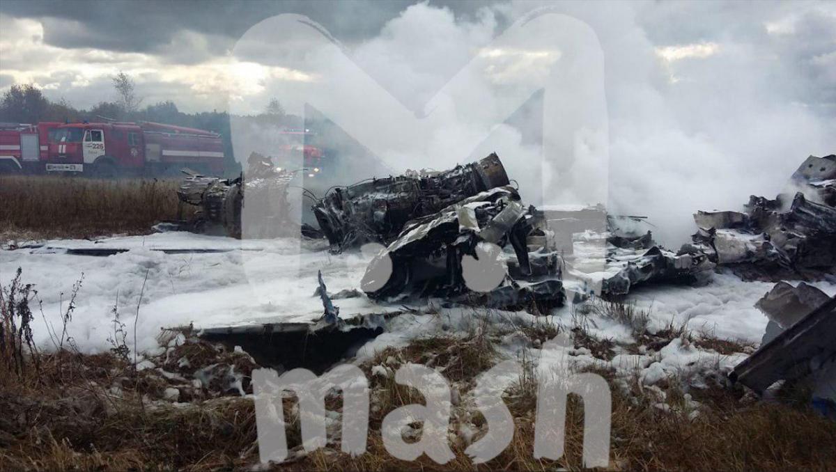 МиГ-29 выгорел полностью / фото Mash