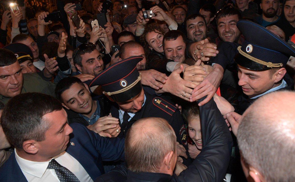 Фото плешивого Путина показал прокремлевский журналист / фото twitter.com/dimsmirnov175