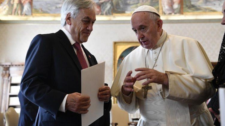 Папа Римский на встрече с Президентом Республики Чили / vaticannews.va